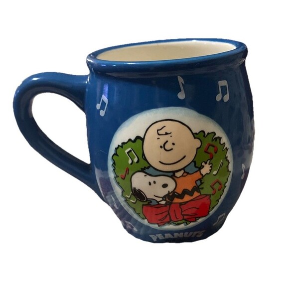 Peanuts Snoopy & Woodstock Mug Home Sweet Home Christmas Doghouse Lights 2012. - Picture 2 of 16